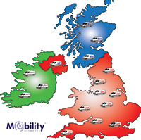 UK Map Mobility Networks